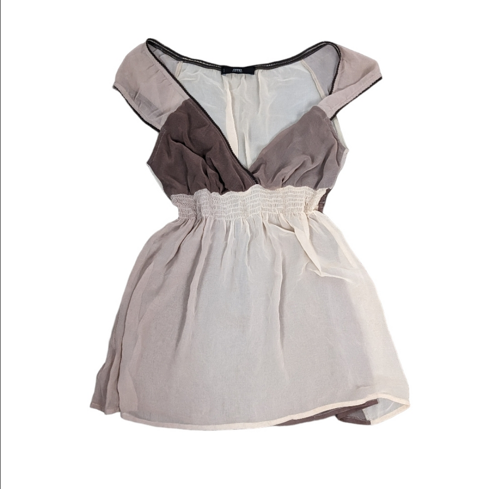 Oppio Sheer Babydoll Y2K Top Small Soft Girl